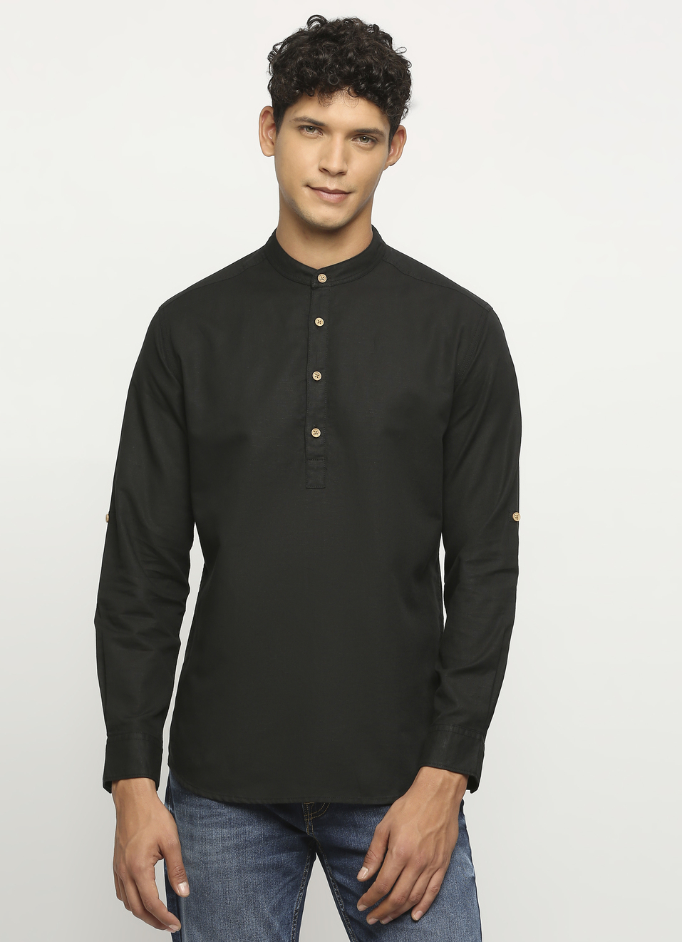 Premium Solid Full Sleeve Shirt, , large image number 1