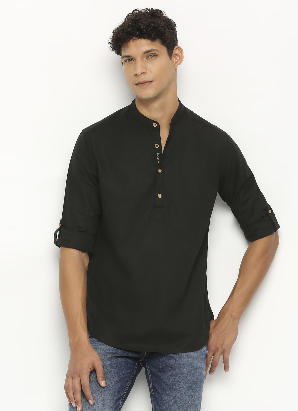 Premium Solid Full Sleeve Shirt, , large image number 0