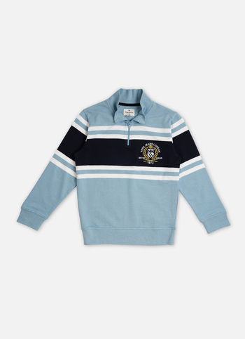 Boys Blue Stripes Sweatshirt