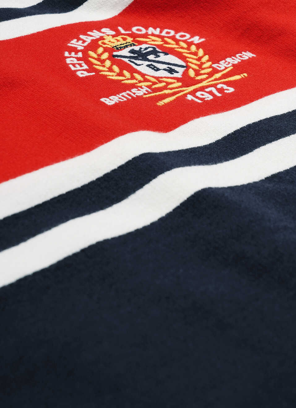 Boys Navy Stripes Sweatshirt, , large image number 3