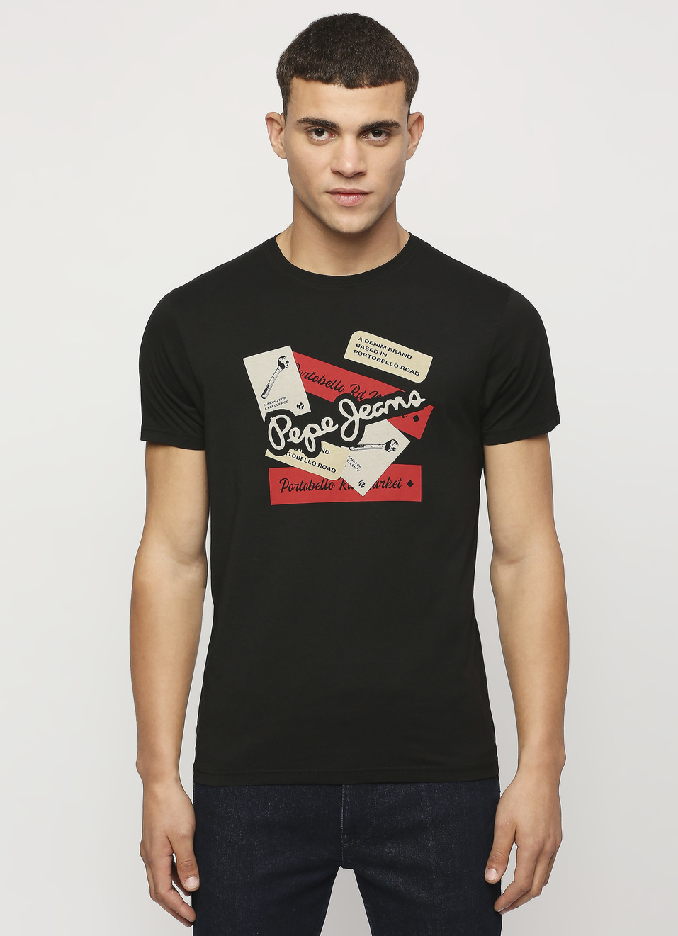 Printed Short Sleeve Tee, , large image number 1