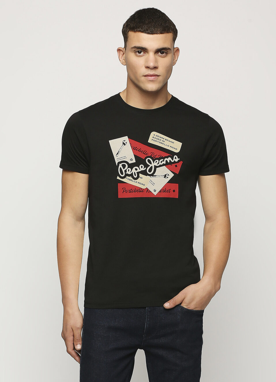Printed Short Sleeve Tee, , large image number 0