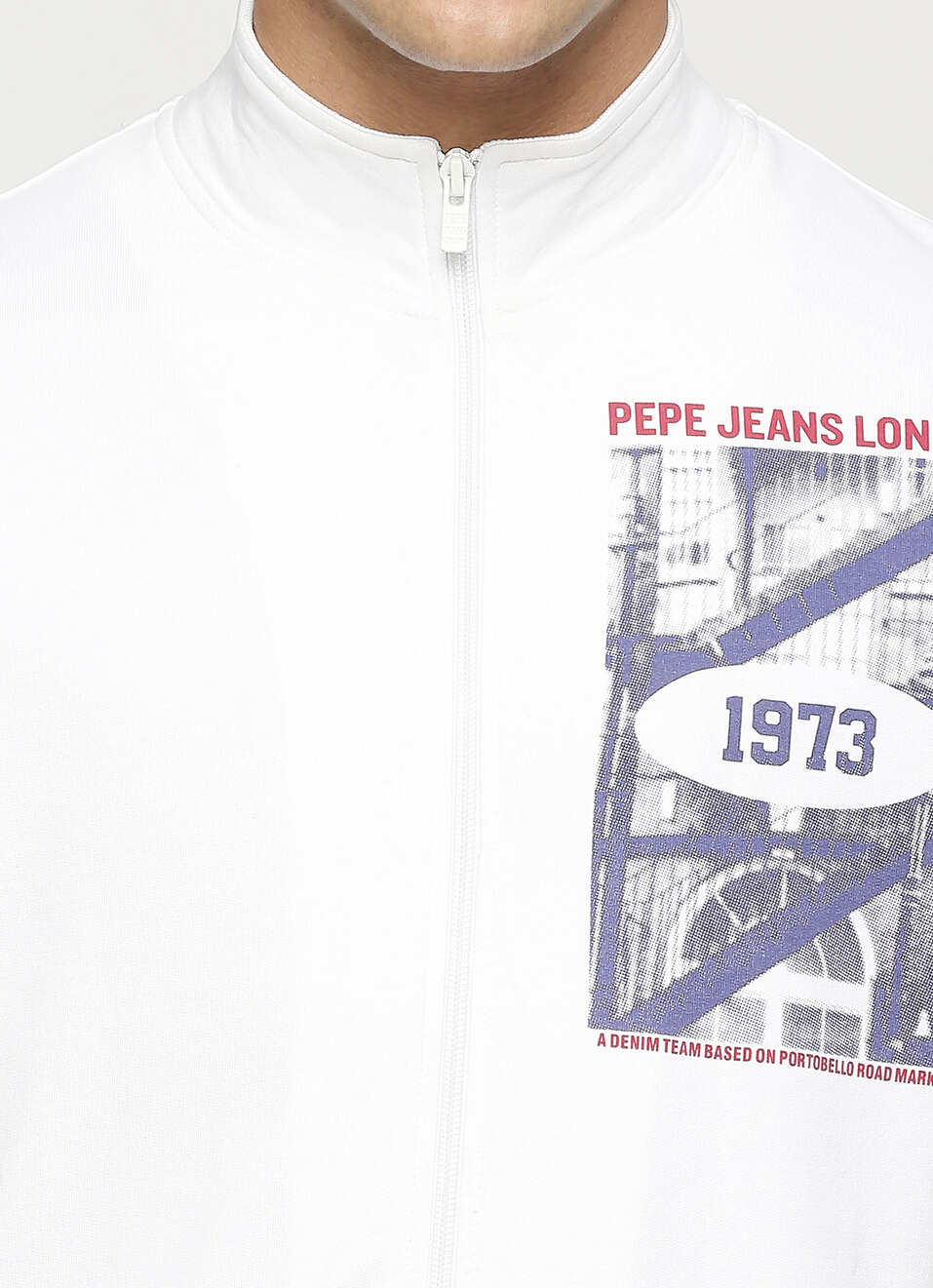 GRAPHIC PRINT FULL ZIP SWEATSHIRT, , large image number 4