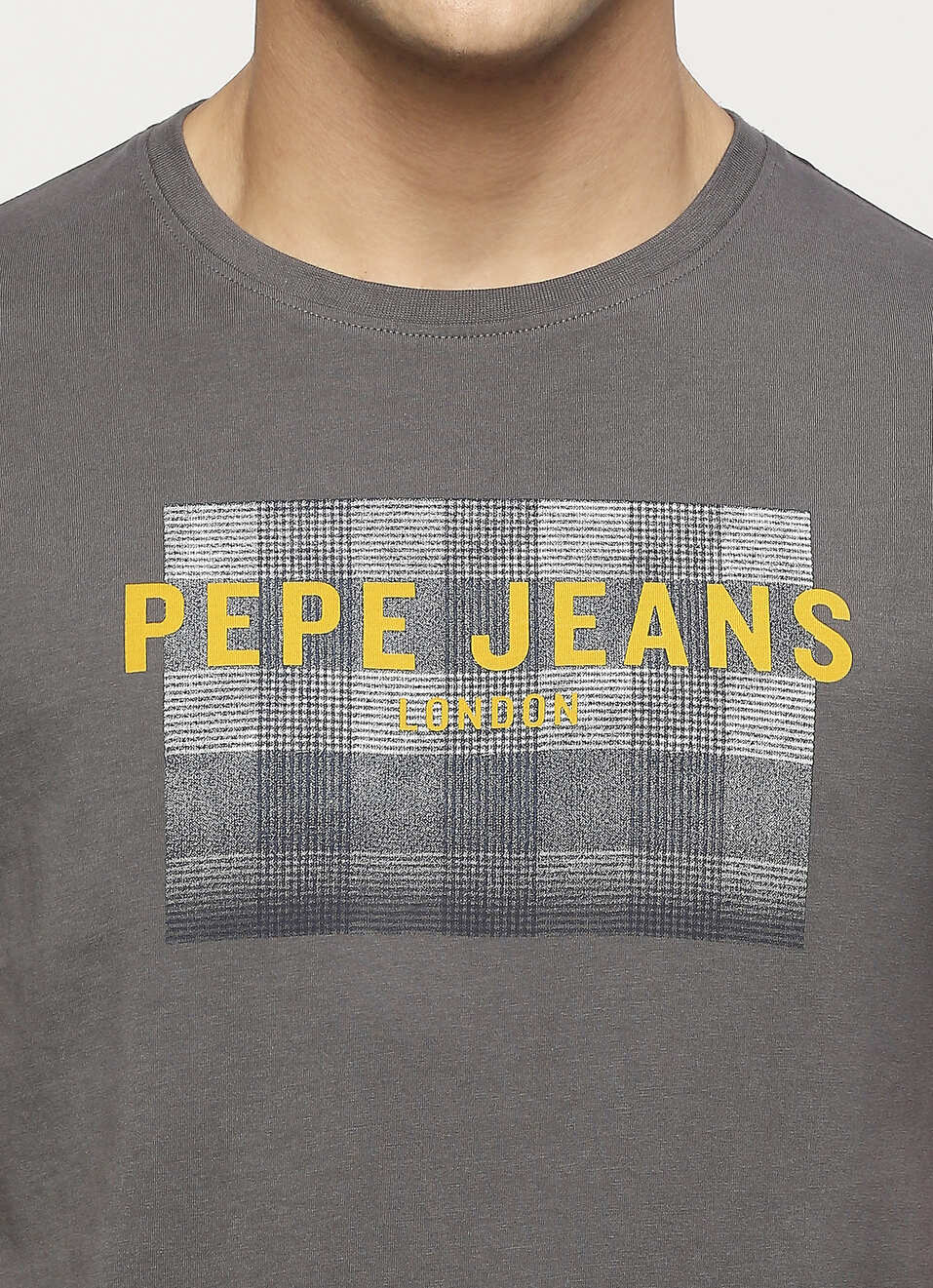 Grey Printed Short Sleeve Tee, , large image number 4