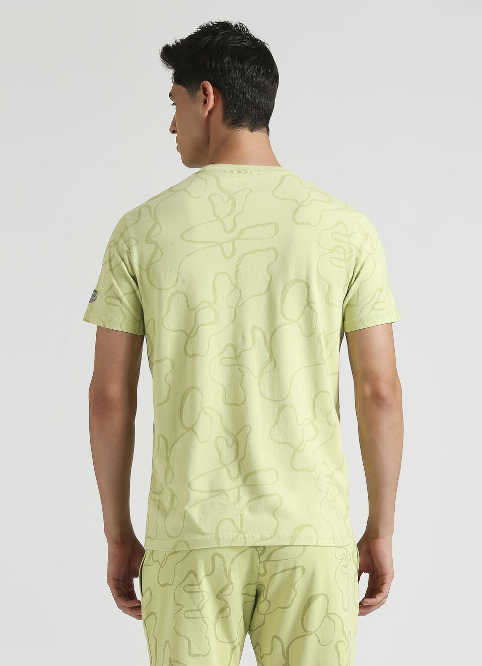 Green All Over Print Short Sleeve T-shirt, , large image number 2