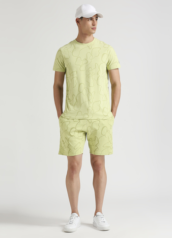 Green All Over Print Short Sleeve T-shirt