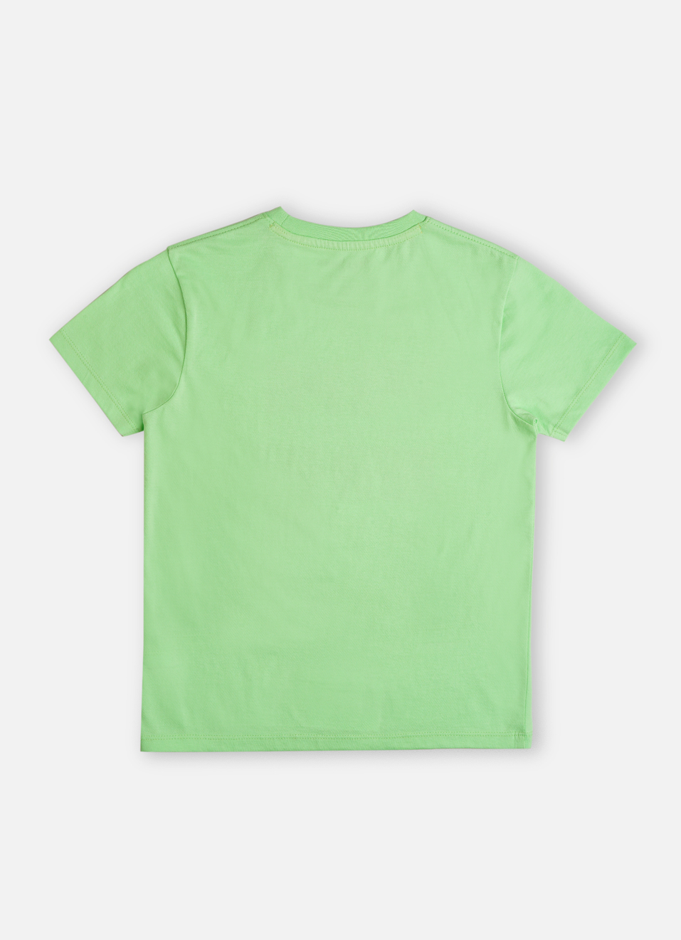 Boys Green Brand Print Short Sleeve T-shirt, , large image number 1