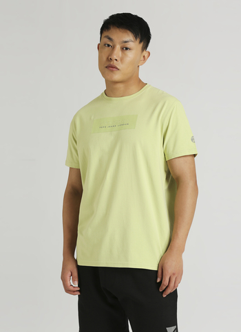 Pistachio Slogan Print Stretch T-shirt