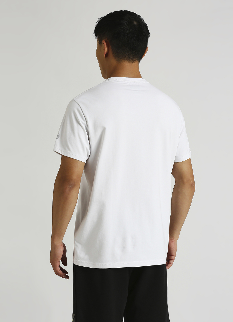 White Slogan Print Stretch T-shirt, , large image number 2