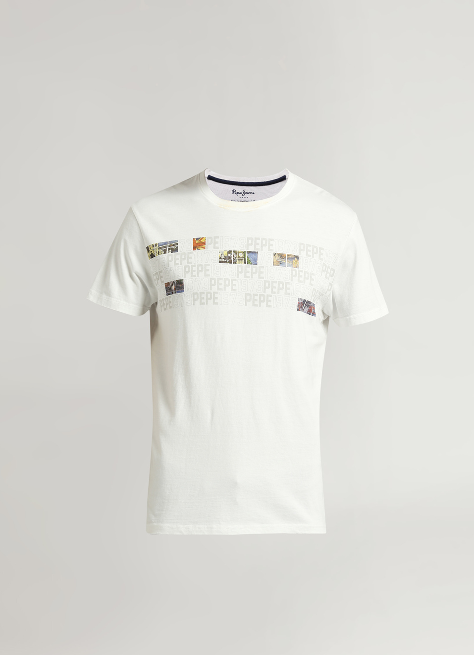 White Brand Carrier Print Short Sleeve T-shirt, , large image number 6