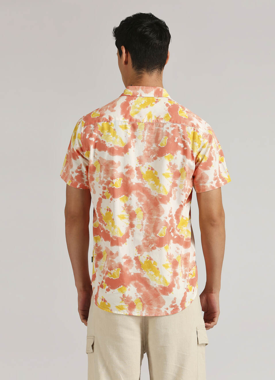 Orange All Over Print Short Sleeve Shirt, , large image number 2