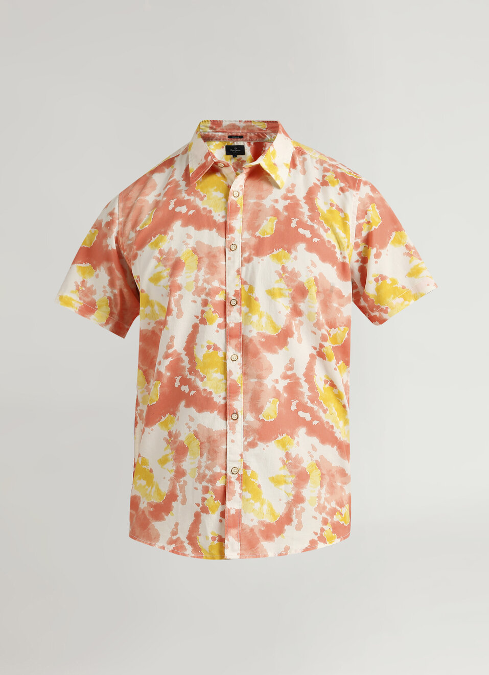 Orange All Over Print Short Sleeve Shirt, , large image number 6