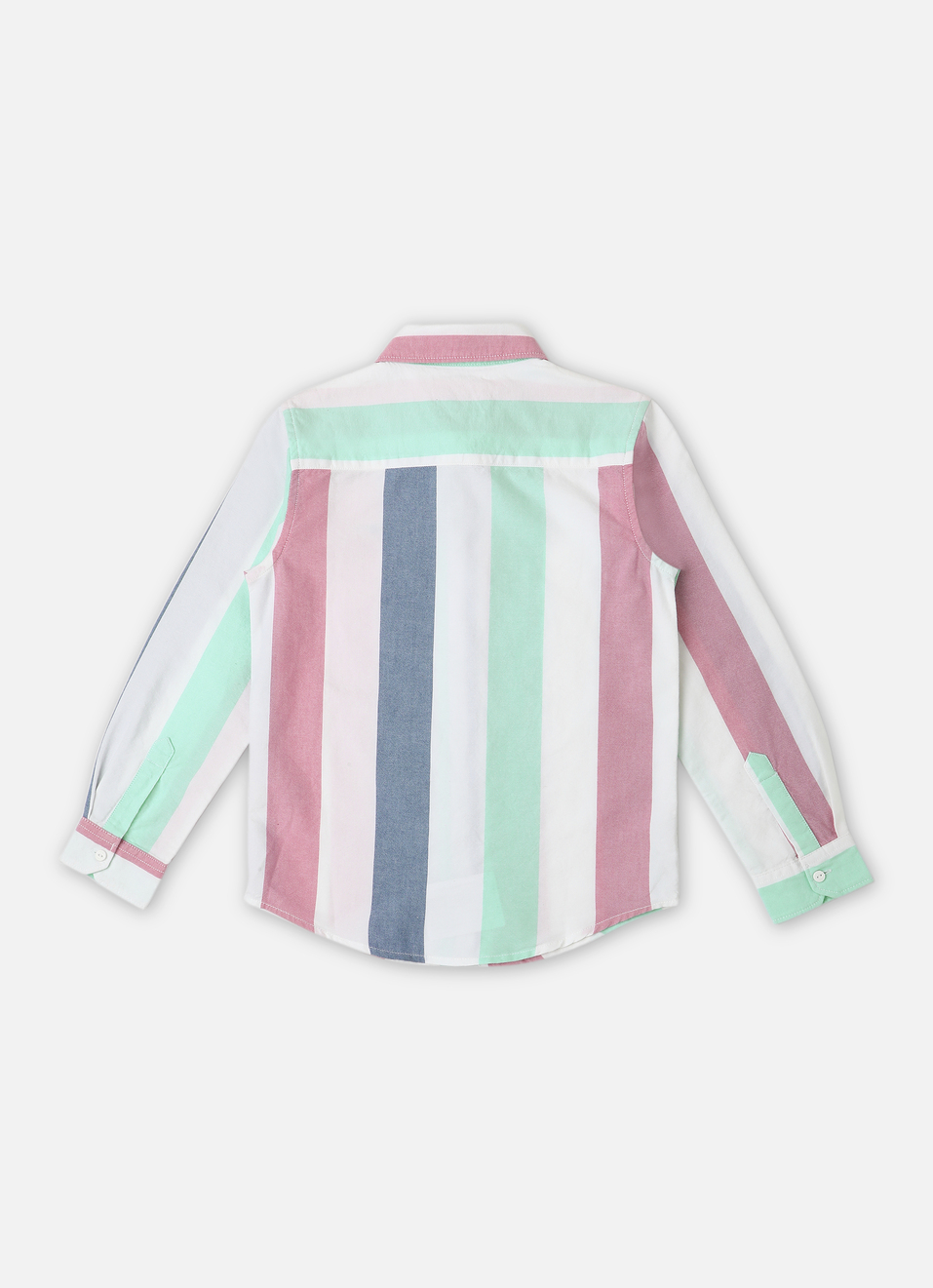 Boys White Stripes Long Sleeve Shirt, , large image number 1