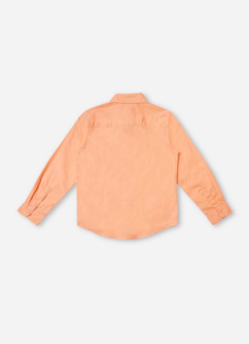 Boys Orange Full Sleeve Shirt, , large image number 1