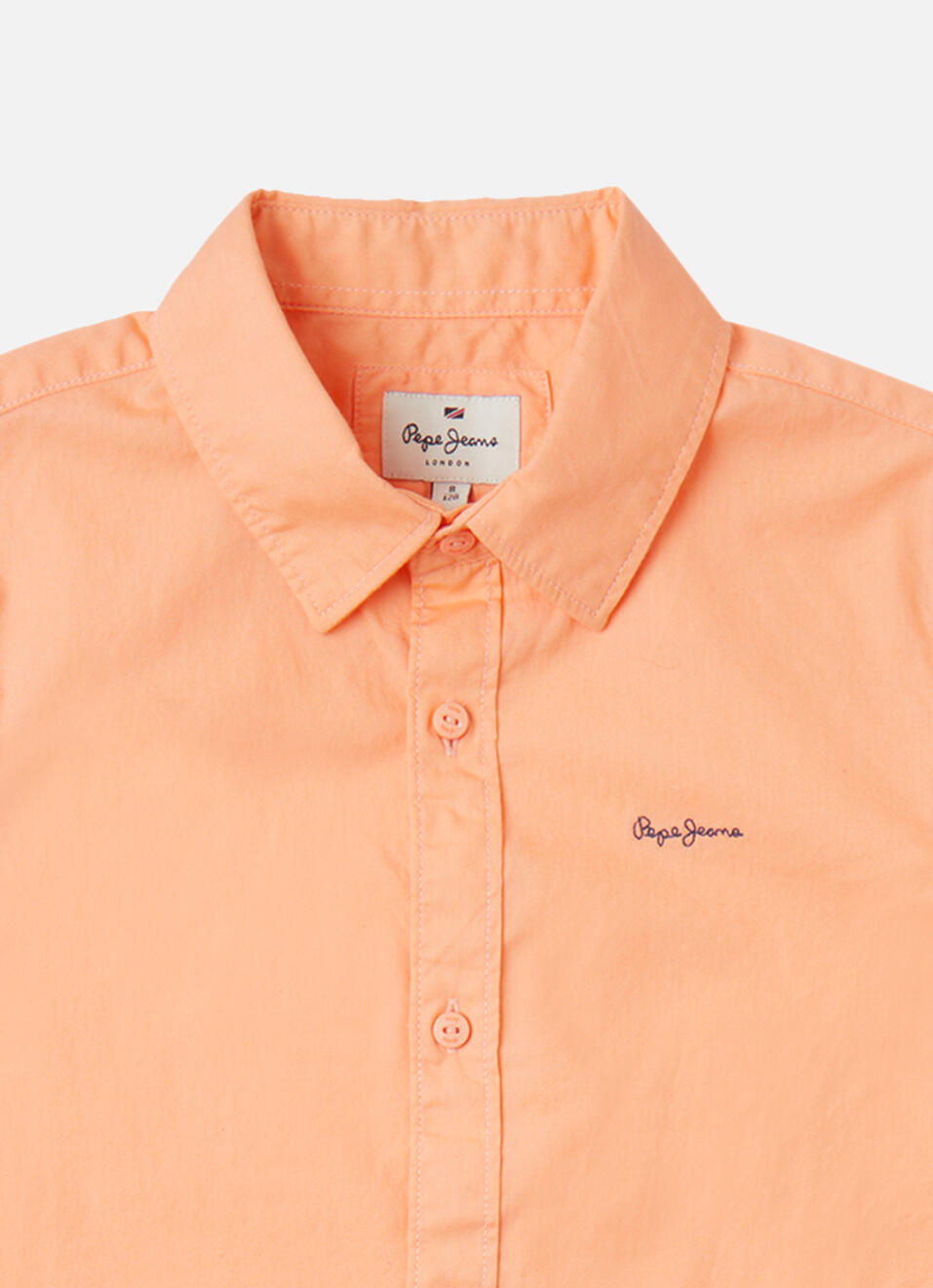 Boys Orange Full Sleeve Shirt, , large image number 2