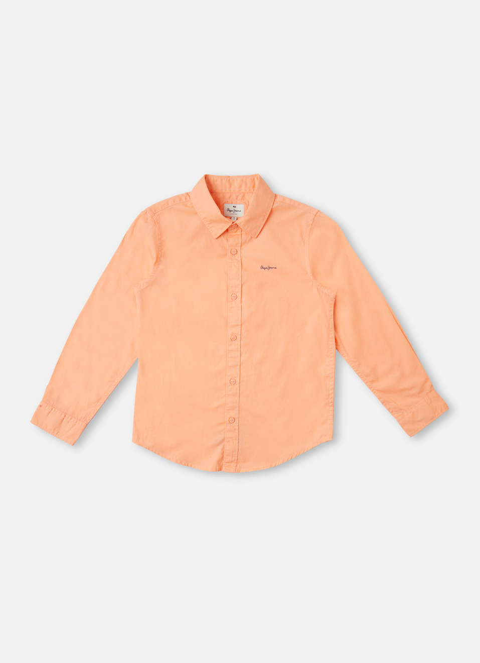 Boys Orange Full Sleeve Shirt, , large image number 0