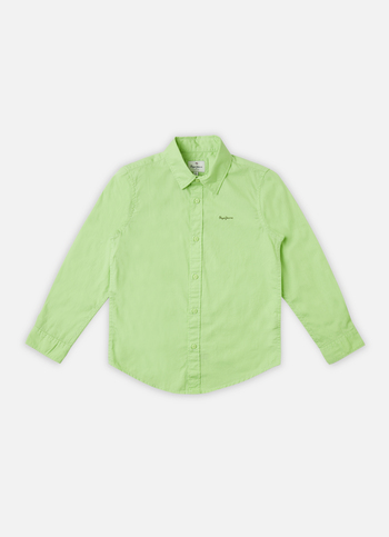 Boys Green Full Sleeve Shirt