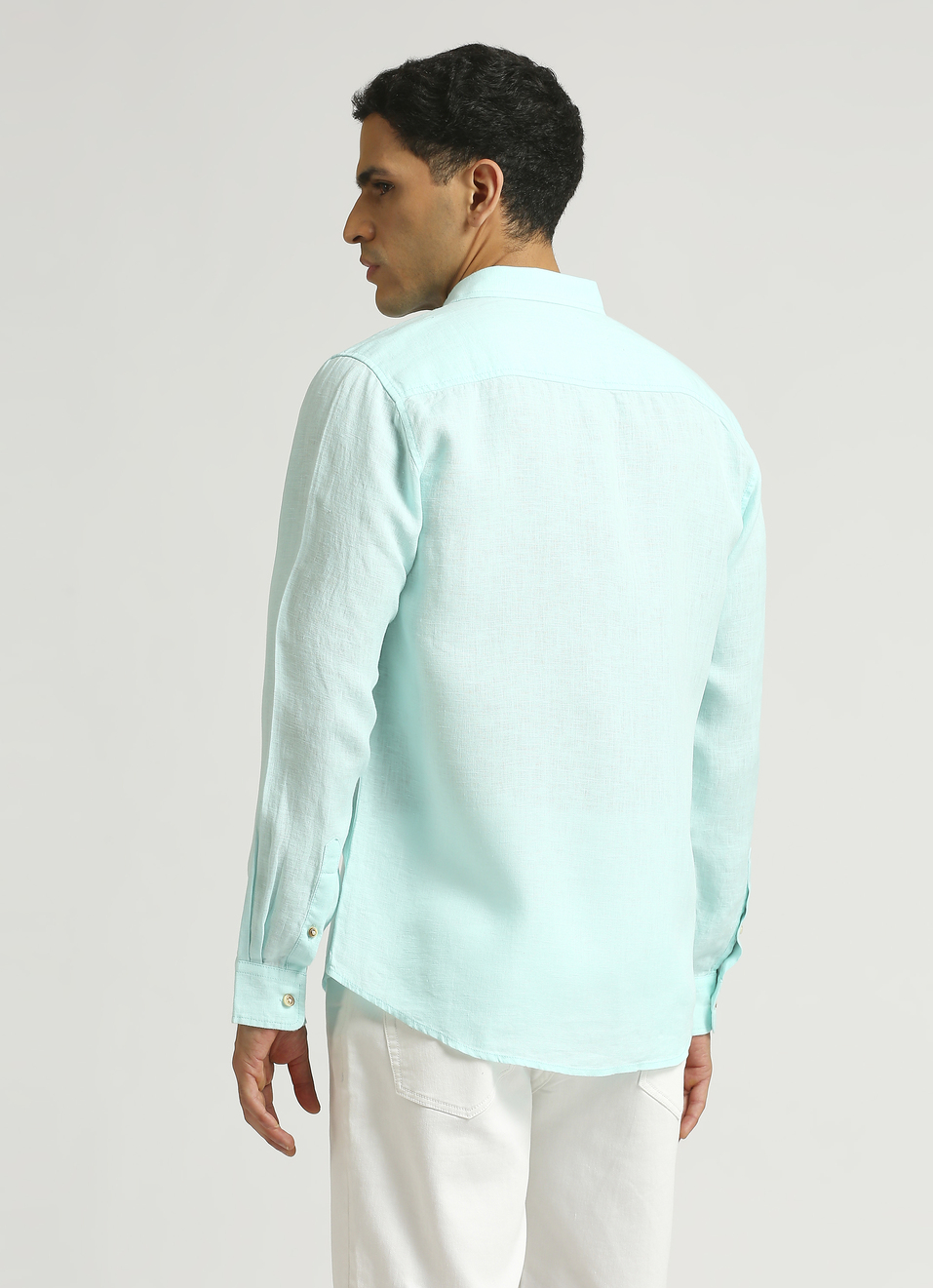Blue Patch Pocket Full Sleeve Shirt, , large image number 2
