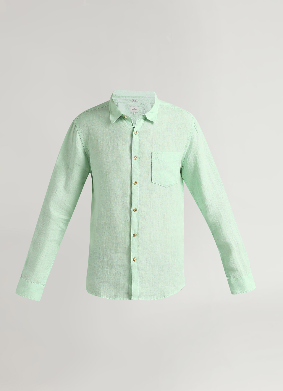 Moss Green Patch Pocket Full Sleeve Shirt, , large image number 6