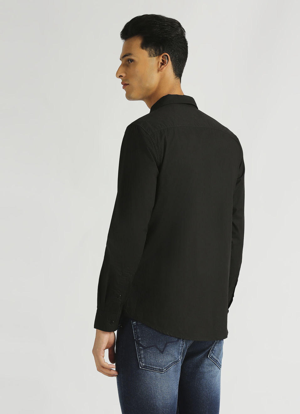 Black Full Sleeved Shirt, , large image number 2