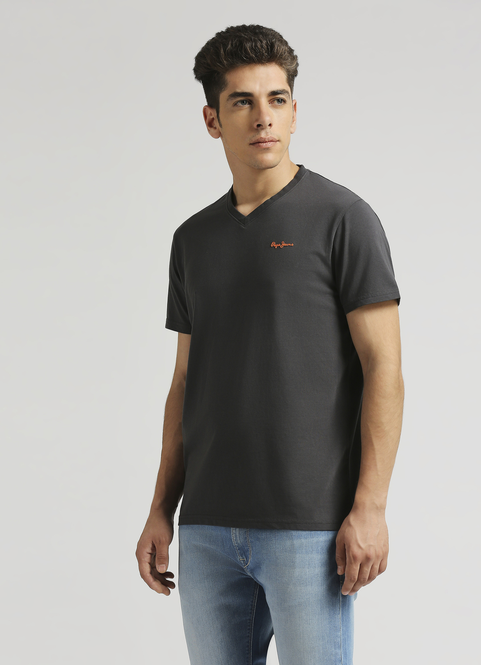 Green Crew Neck Short Sleeve T-shirt, , large image number 3