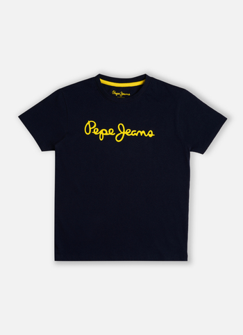Boys Navy Short Sleeve T-shirt