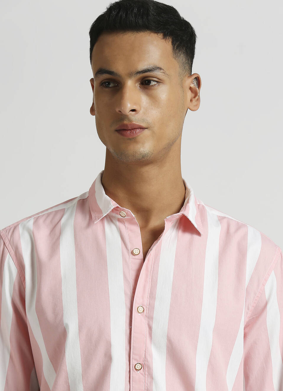 Pink Stripes Long Sleeve Shirt, , large image number 4