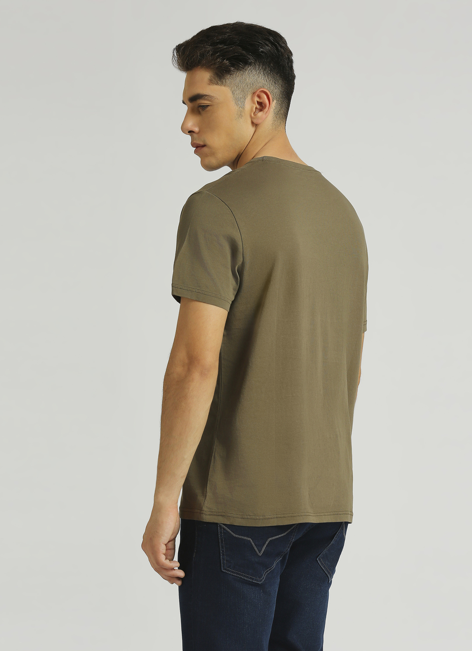 Green Graphic Printed Short Sleeve T-shirt, , large image number 1