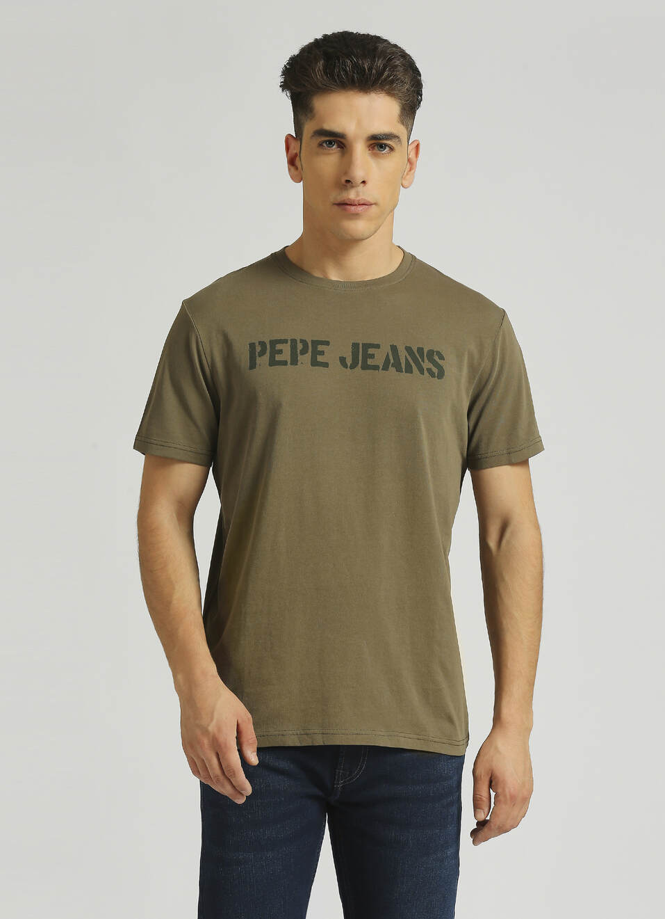 Green Graphic Printed Short Sleeve T-shirt, , large image number 0