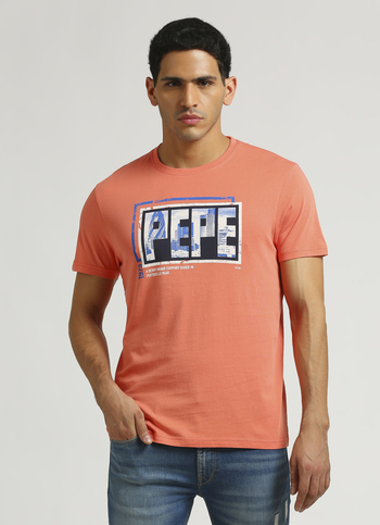 Peach Brand Carrier Short Sleeve T-shirt