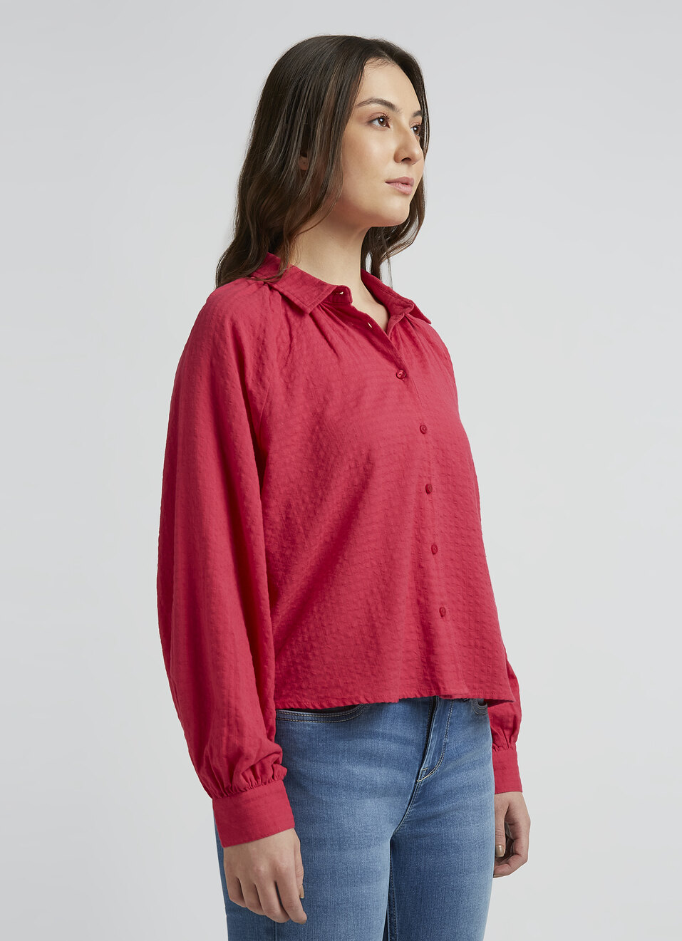 Pink Raglan Sleeve Shirt, , large image number 3