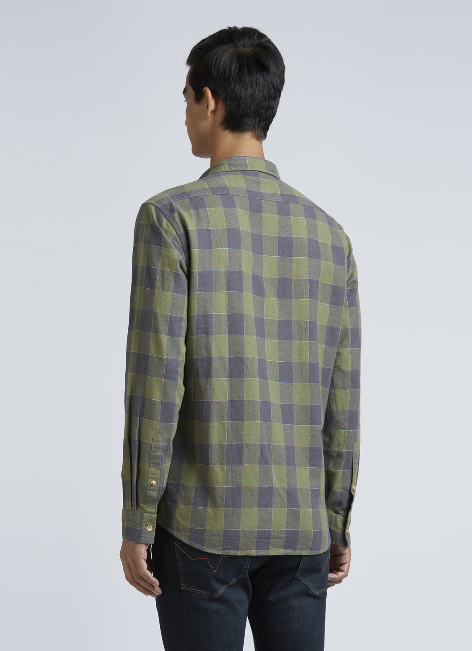 Green Check Full Sleeve Shirt, , large image number 2