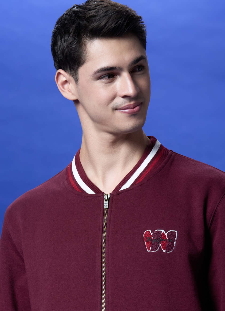 Burgundy Back Print Full Sleeve Sweatshirt, , large image number 4