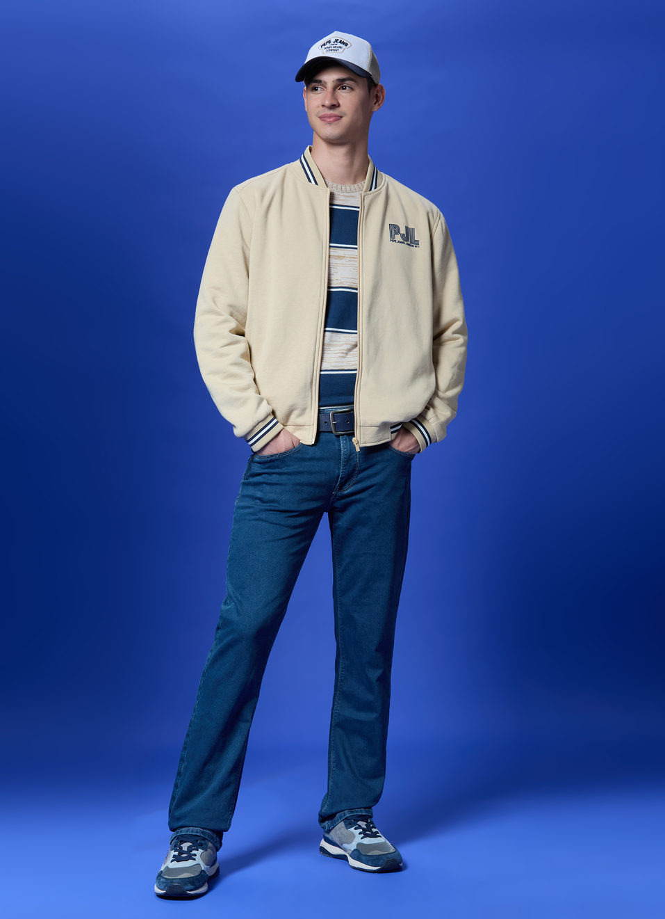 Fawn Baseball Neck Full Sleeve Lightweight Sweatshirt, , large image number 5