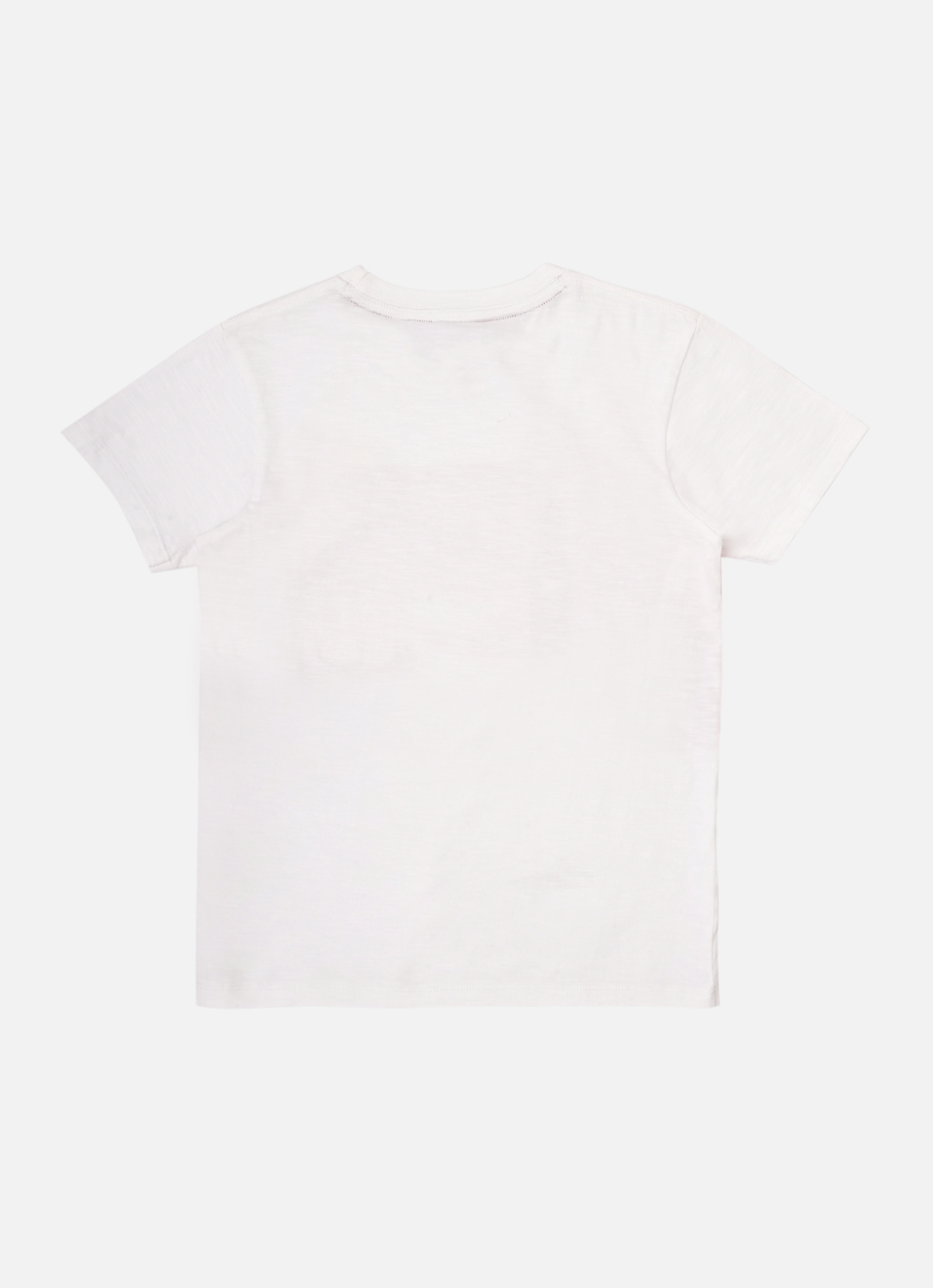 Boys White Graphic Print Short Sleeve T-shirt, , large image number 1