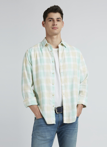 Blue Check Full Sleeve Shirt