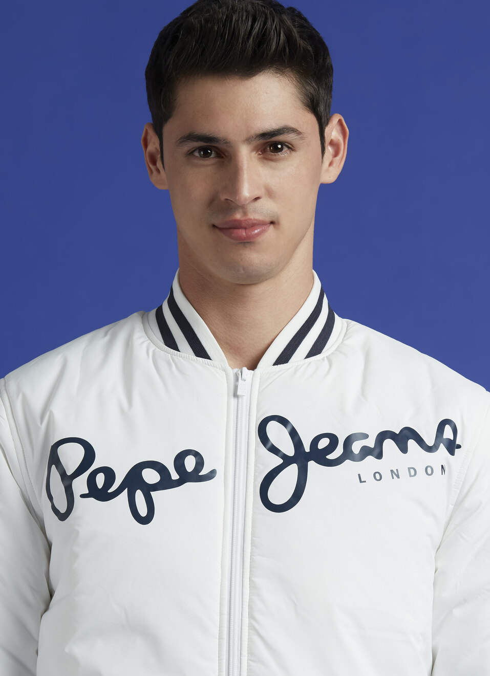 White Full Sleeve Varsity Jacket, , large image number 4