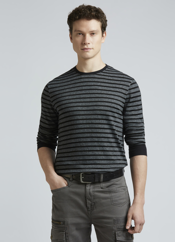Black Stripes Full Sleeves T-shirt