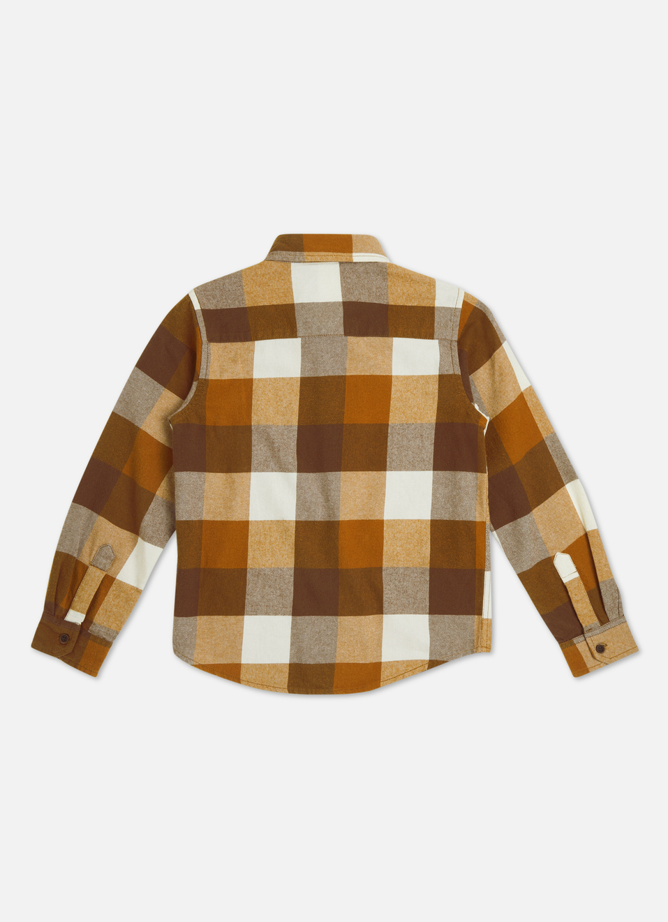 Boys Brown Check Full Sleeve Shirt, , large image number 1