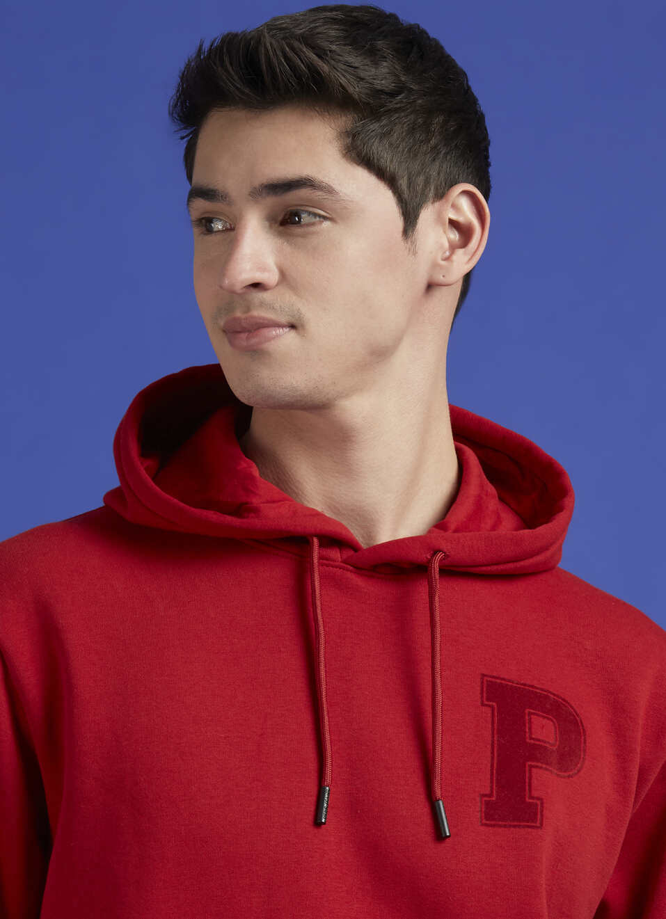 Red Back Print Full Sleeve Oversized Sweatshirt, , large image number 4