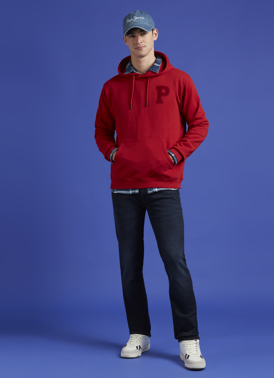 Red Back Print Full Sleeve Oversized Sweatshirt, , large image number 5