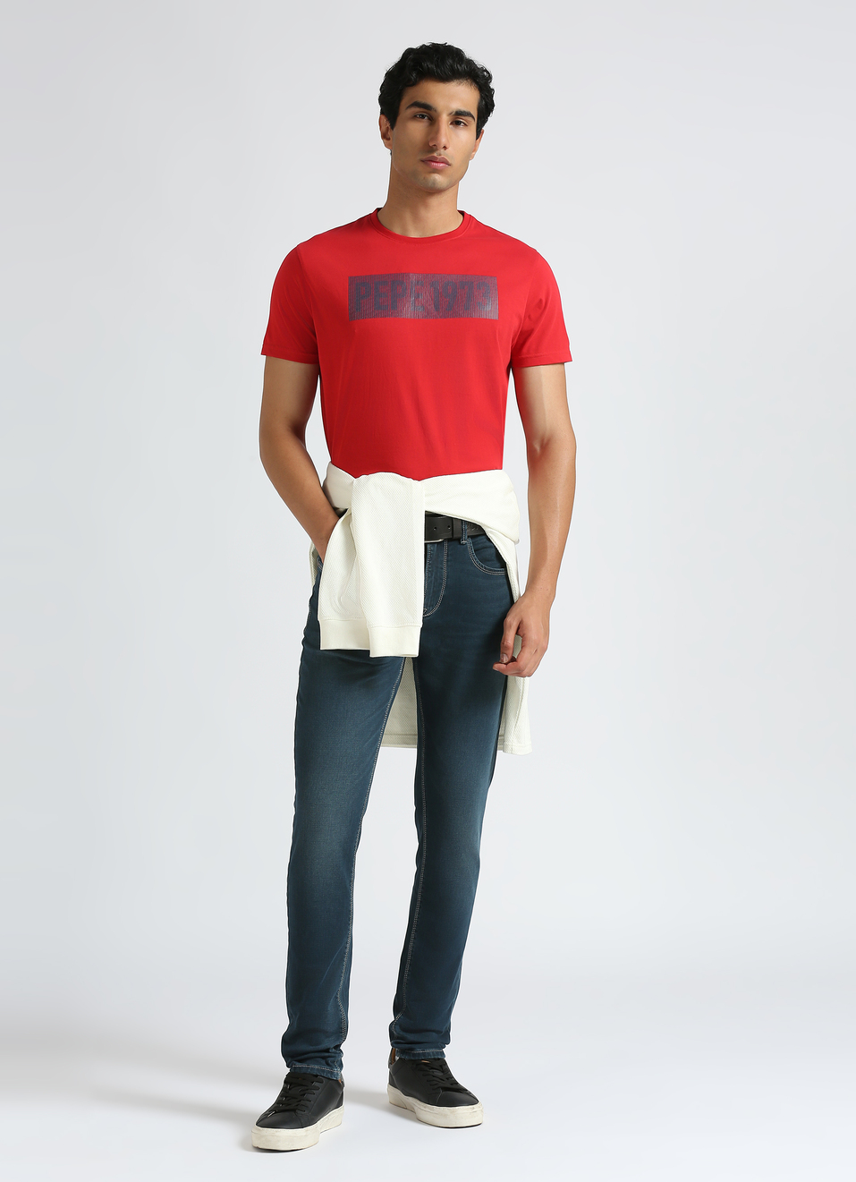 Red Graphic Print Short Sleeve T-shirt, , large image number 5