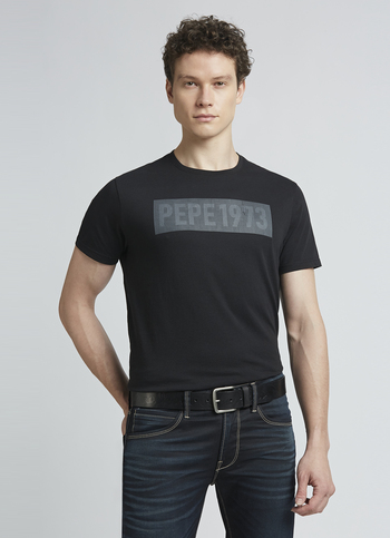Black Graphic Print Short Sleeve T-shirt