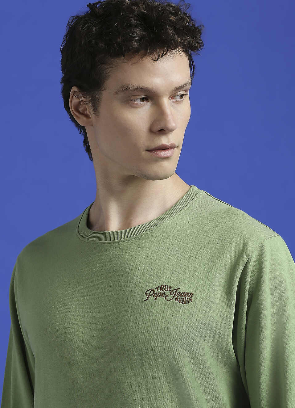 Green Graphic Print Full Sleeve Sweatshirt, , large image number 4