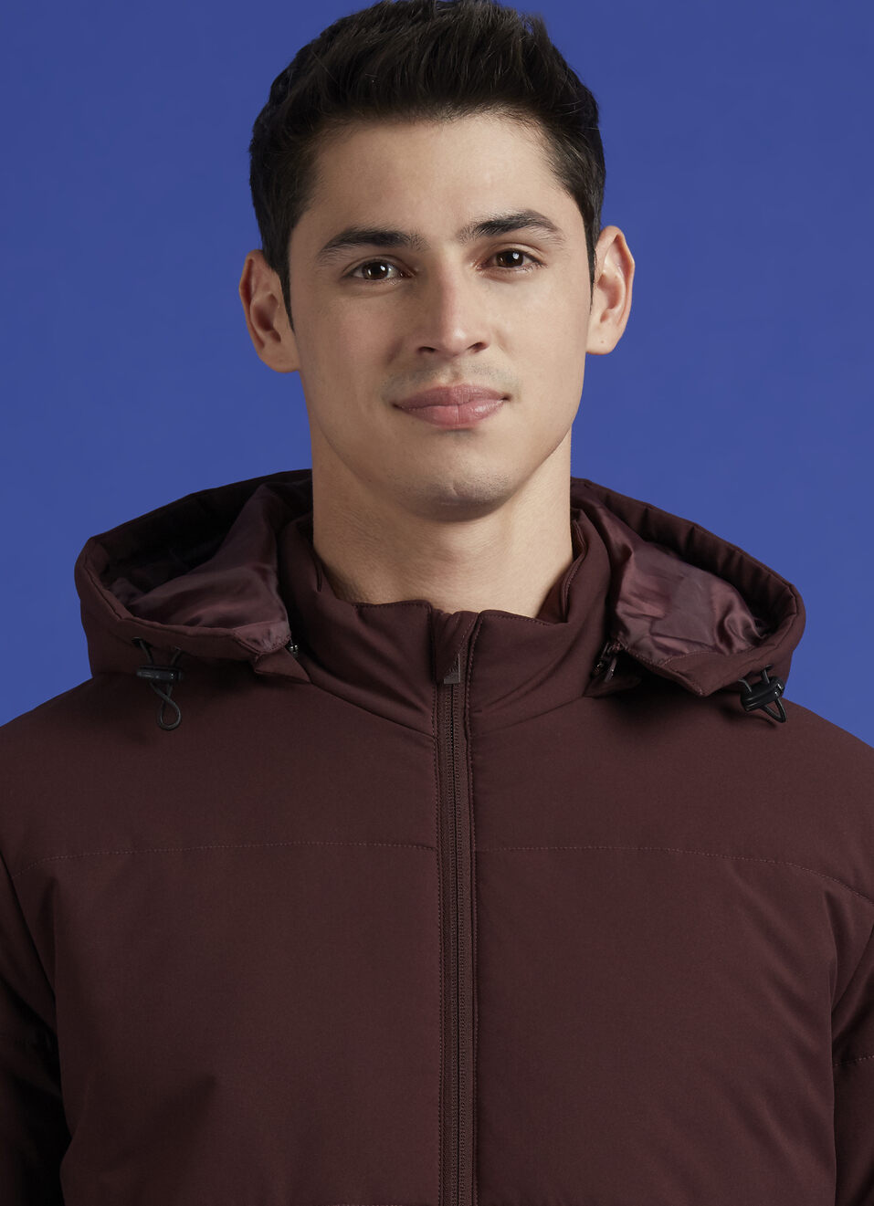 Wine Full Sleeve Hooded Jacket, , large image number 4