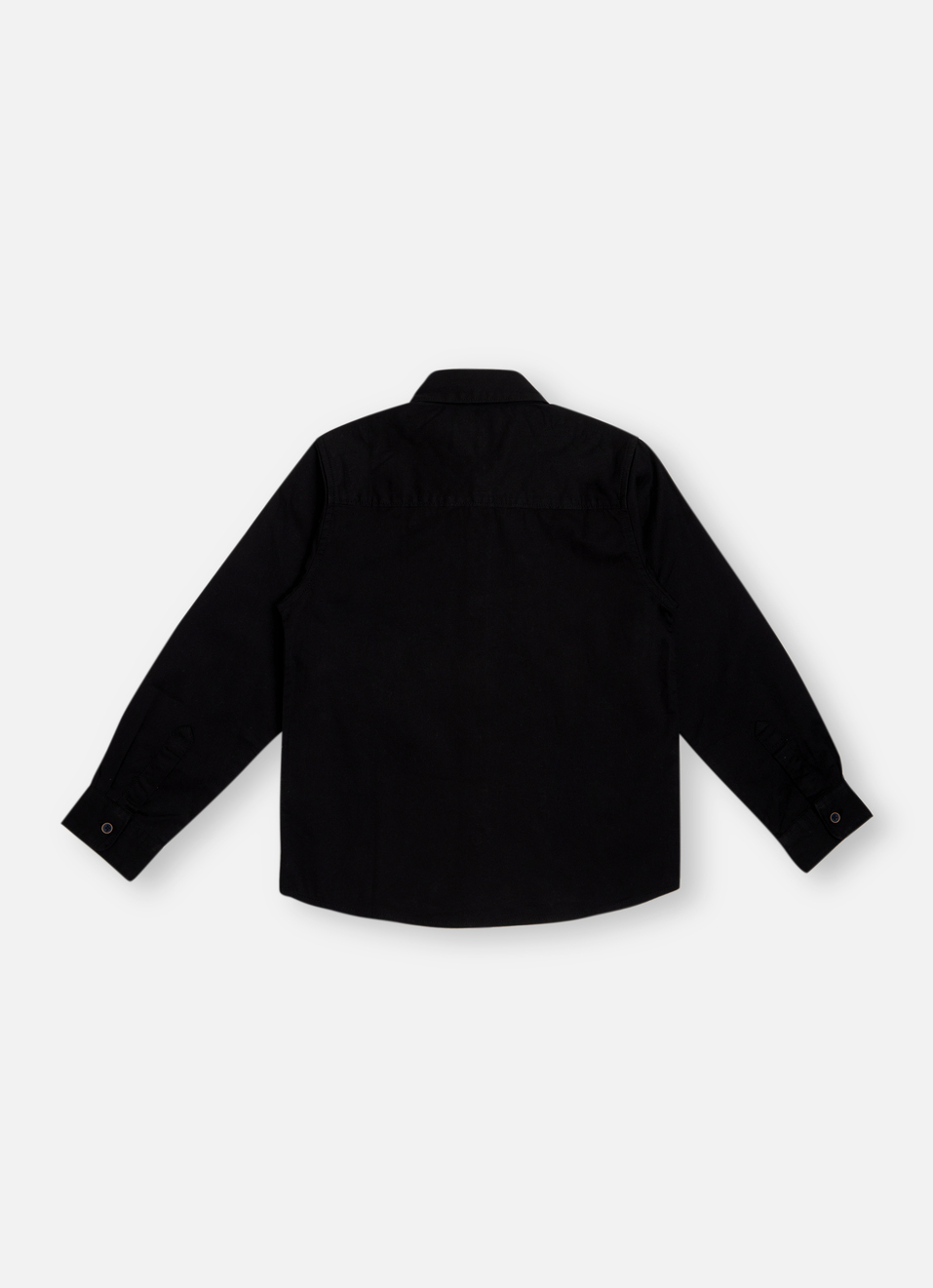 Boys Black Placement Print Full Sleeve Shirt, , large image number 1