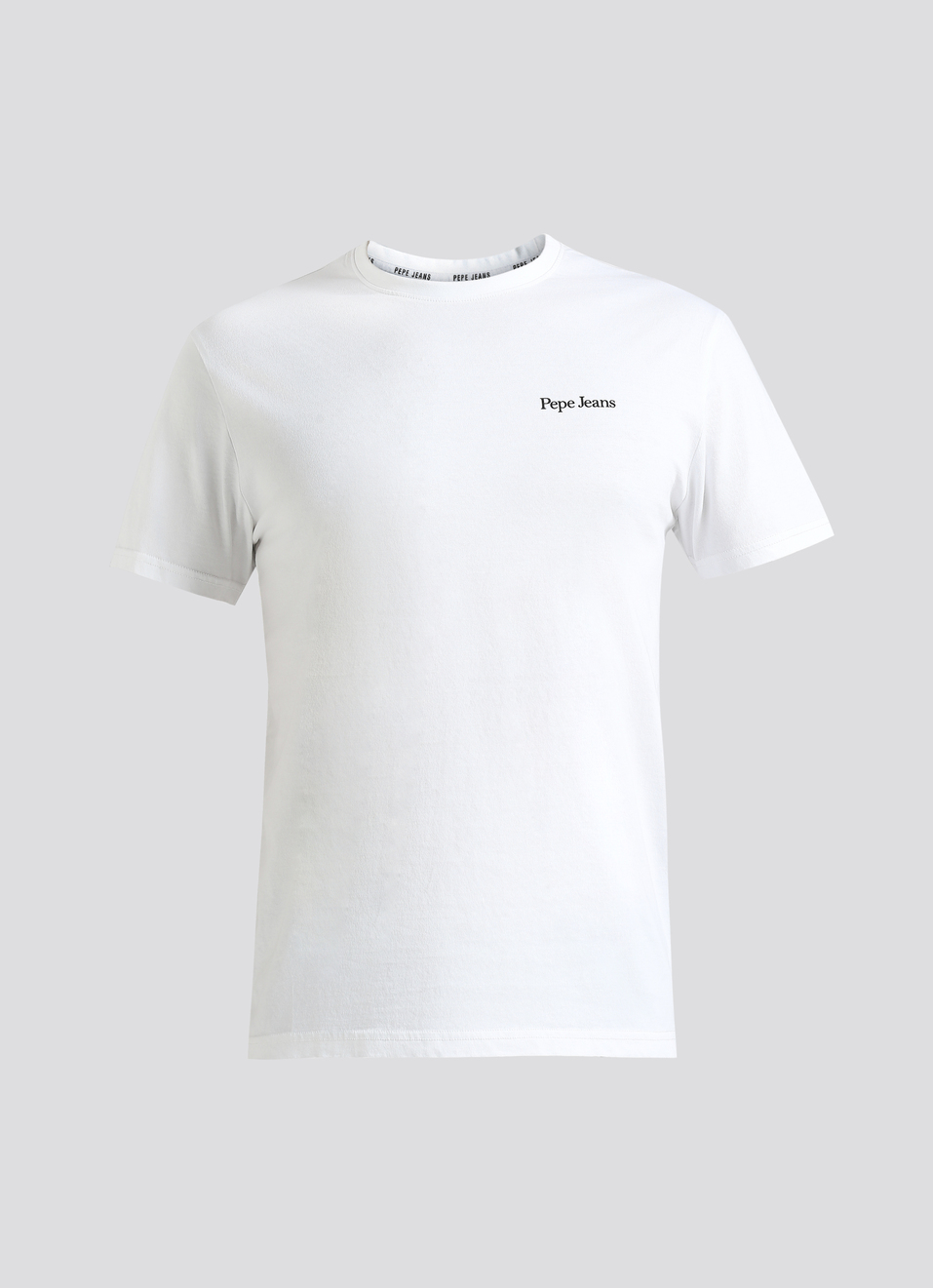White Graphic Print Short Sleeve T-shirt, , large image number 6