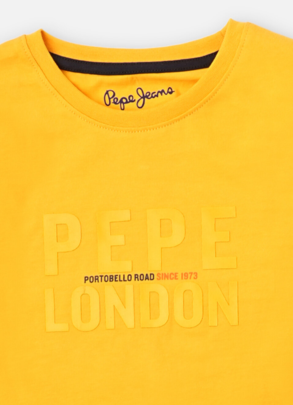 Boys Yellow Printed Full Sleeve T-shirt, , large image number 2