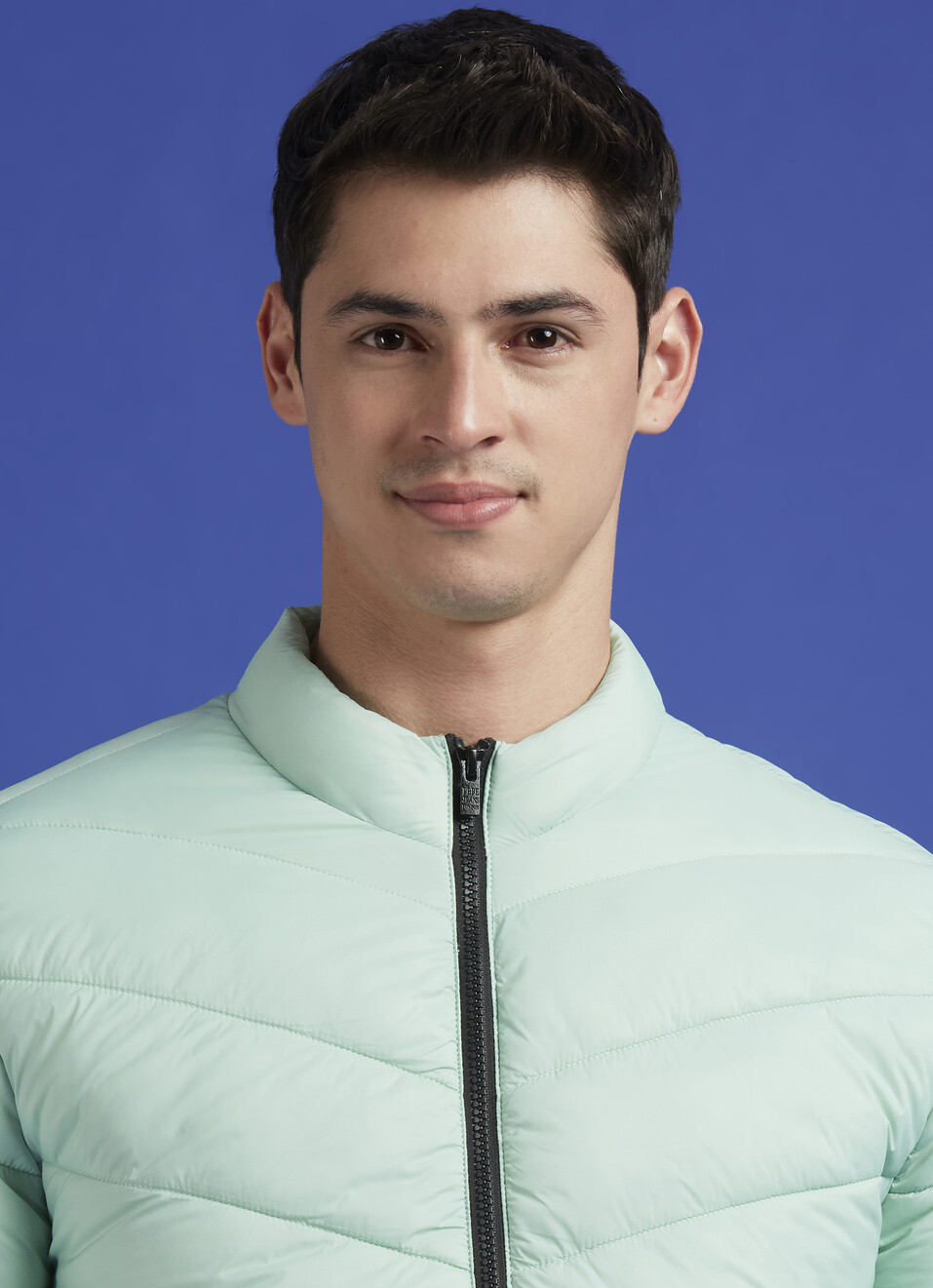 Green Full Sleeve  Puffer Jacket, , large image number 4