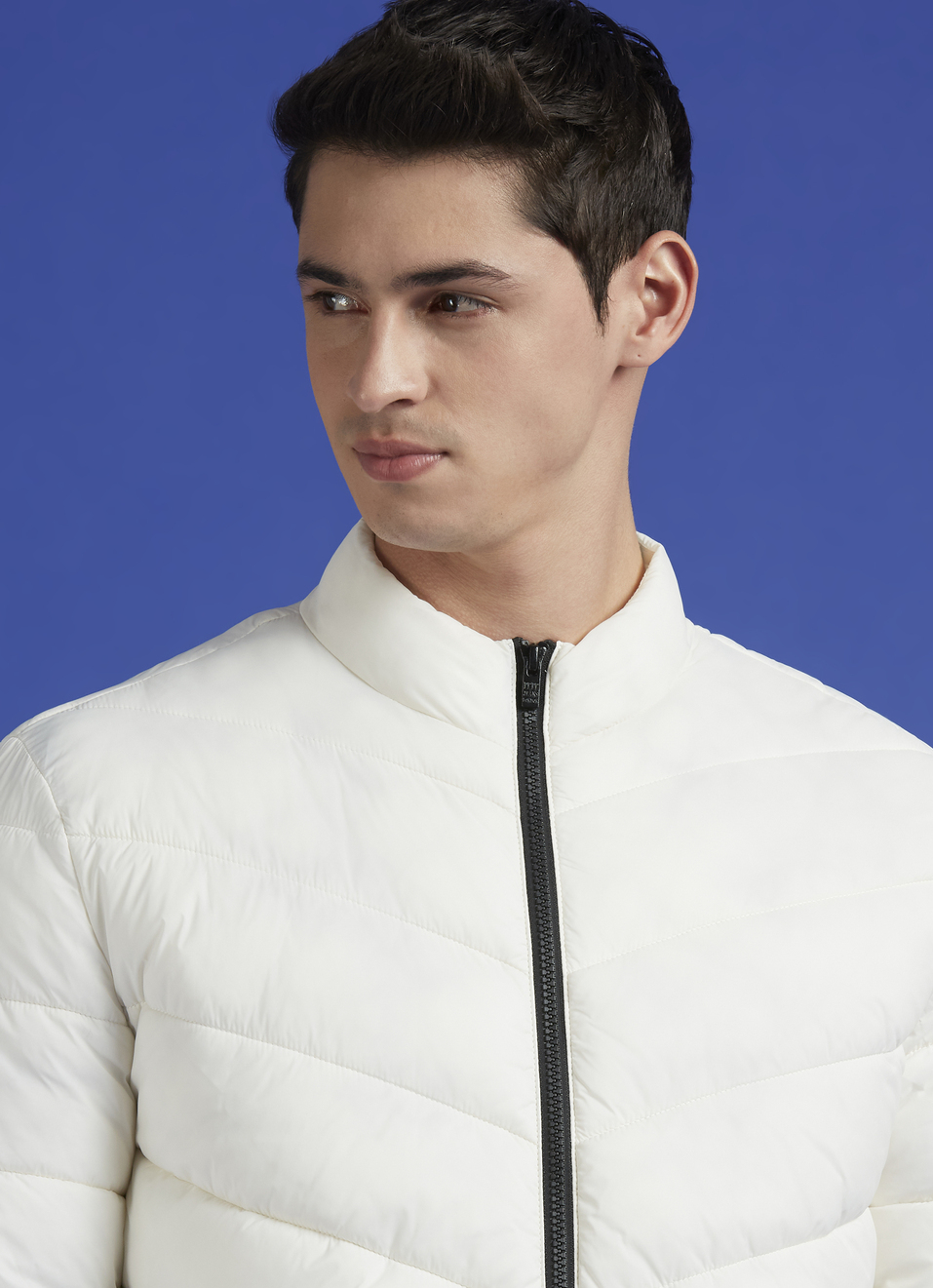 White Full Sleeve Full Sleeve Puffer Jacket, , large image number 4